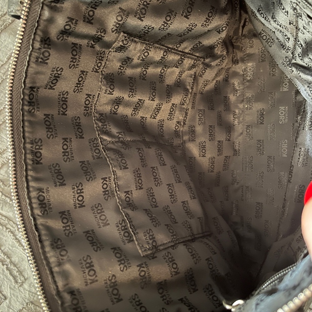 Michael Kors Black Leather Shoulder Bag - Picture 4 of 4